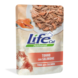 LIFE CAT TONNO E SALMONE BUSTINA 70 GR