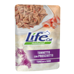 LIFE CAT TONNETTO E PROSCIUTTO BUSTINA 70 GR