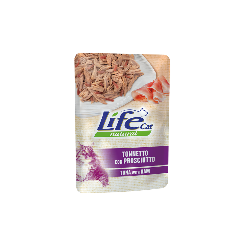 LIFE CAT TONNETTO E PROSCIUTTO BUSTINA 70 GR