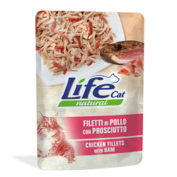 LIFE CAT POLLO E PROSCIUTTO BUSTINA 70 GR