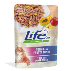 LIFE CAT TONNO E FRUTTA MISTA BUSTINA 70 GR