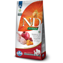 ND DOG ZUCCA E QUAGLIA ADULT MEDIO MAXI 12 KG