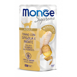 MONGE SUPREME ADULT TONNO SPINACI E PATATE BUSTINA 80 GR