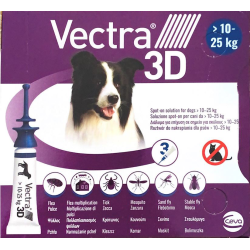 VECTRA 3 D CANI 10-25 KG 3 PIPETTE