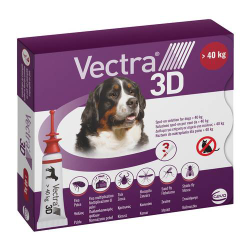 VECTRA 3 D CANI OLTRE 40 KG 3 PIPETTE