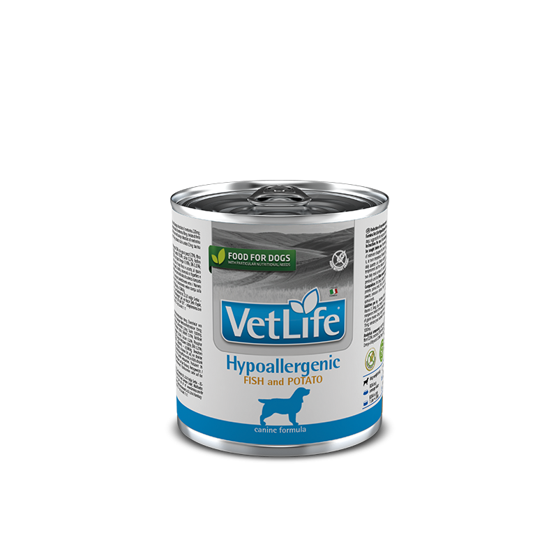 VET LIFE DOG HYPOALLERGENIC PESCE E PATATE 300 GR