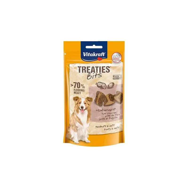 VK DOG TREATIES  BITS PATE' FEGATO 120 GR