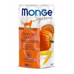 MONGE SUPREME TONNO ZUCCA E MAIS BUSTINA 80 GR