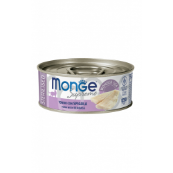 MONGE SUPREME STERILIZED TONNO E SPIGOLA LATTINA 80 GR