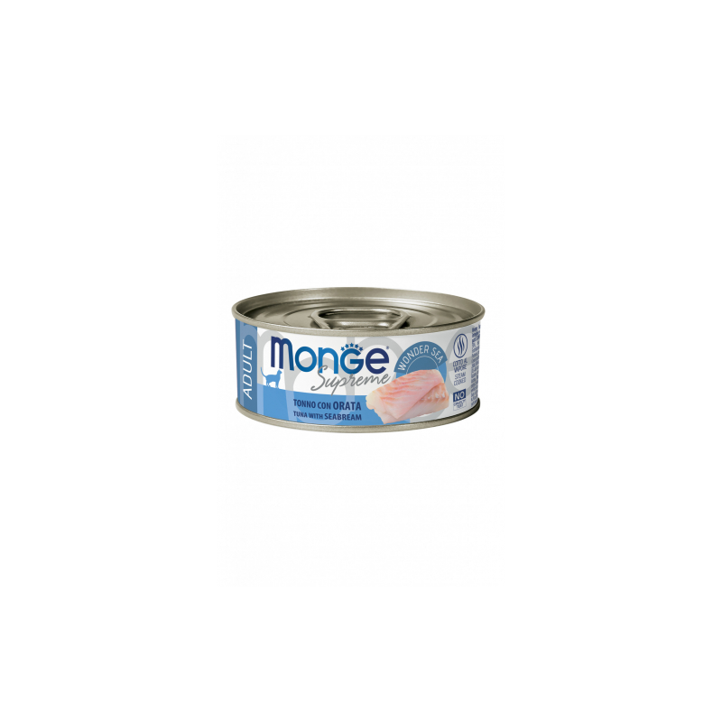 MONGE SUPREME TONNO E ORATA LATTINA 80 GR