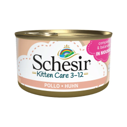 SCHESIR GATTO KITTEN POLLO IN MOUSSE LATTINA 85 GR