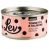 LEV GATTO TONNETTO E SALMONE LATTINA 70 GR