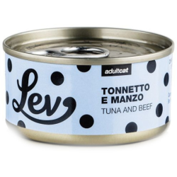 LEV GATTO TONNETTO E MANZO LATTINA 70 GR