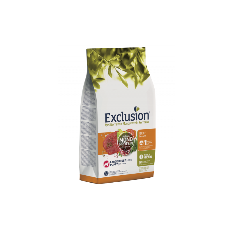 EXCLUSION DOG MEDITERRANEO PUPPY MANZO MAXI 12 KG