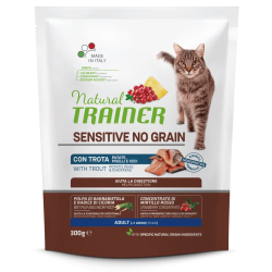 TRAINER NATURAL CAT NO GRAIN TROTA E PATATE 300 GR