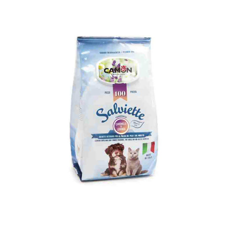 SALVIETTE CAMON LAVANDA E CAMOMILLA 100 PZ