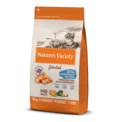 NATURE'S VARIETY CAT SELECTED STERILIZED SALMONE 1,25 KG