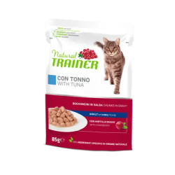 TRAINER NATURAL CAT MULTIPACK ADULT TONNO 4 BUSTINE 85 GR