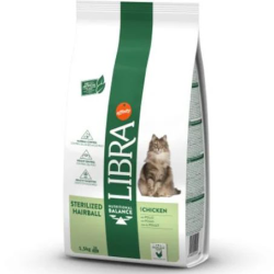 LIBRA CAT STERILIZED HAIRBALL POLLO 1,5 KG