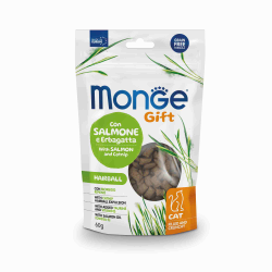 MONGE GIFT CAT HAIRBALL SALMONE E ERBAGATTA 60 GR