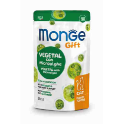 MONGE GIFT CAT VEGETAL MICROALGHE 60 ML