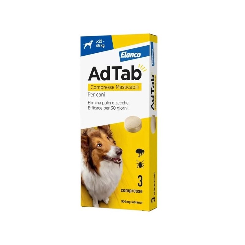 ADTAB CANE 900 MG BLU 3 COMPRESSE