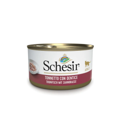 SCHESIR GATTO TONNO E DENTICE LATTINA 85 GR