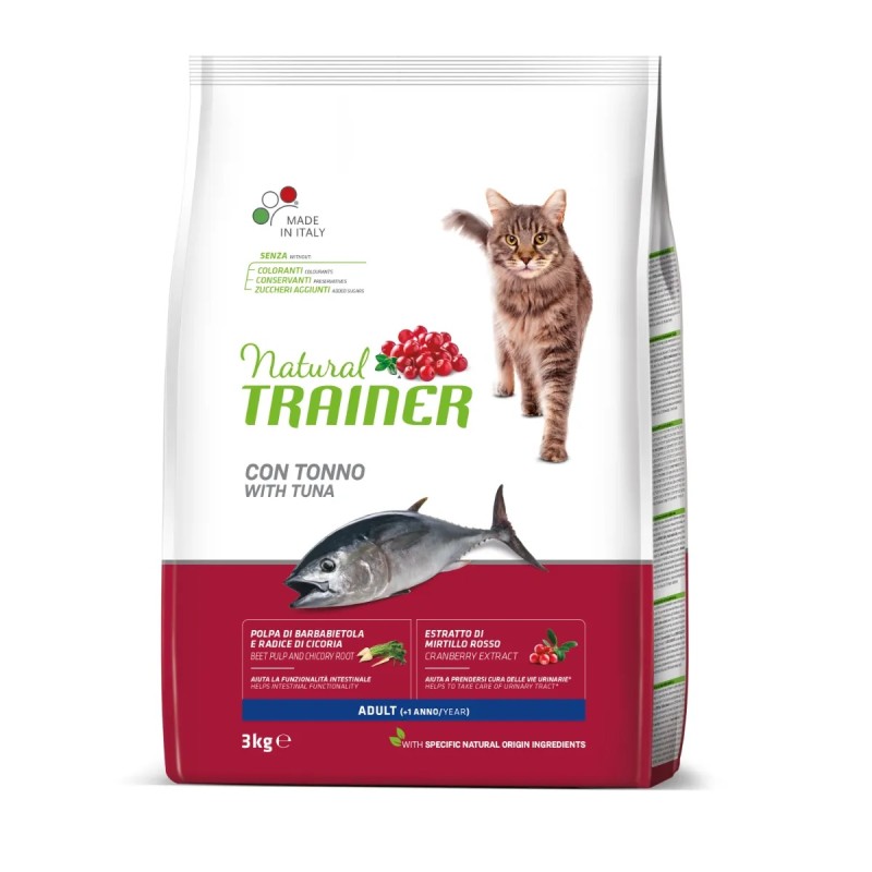 TRAINER NATURAL CAT ADULT TONNO 3 KG