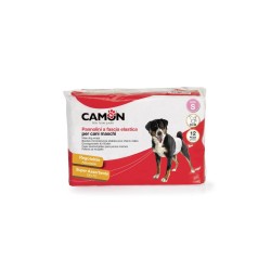 PANNOLINI A FASCIA ELASTICA PER CANE MASCHIO TG S 12 PZ