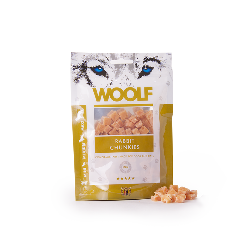 WOOLF BOCCONCINI DI CONIGLIO 100 GR