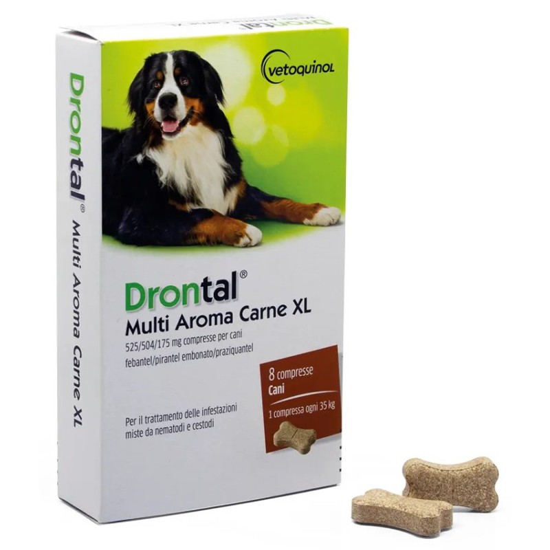 DRONTAL MULTI AROMA CARNE XL 8 CPR