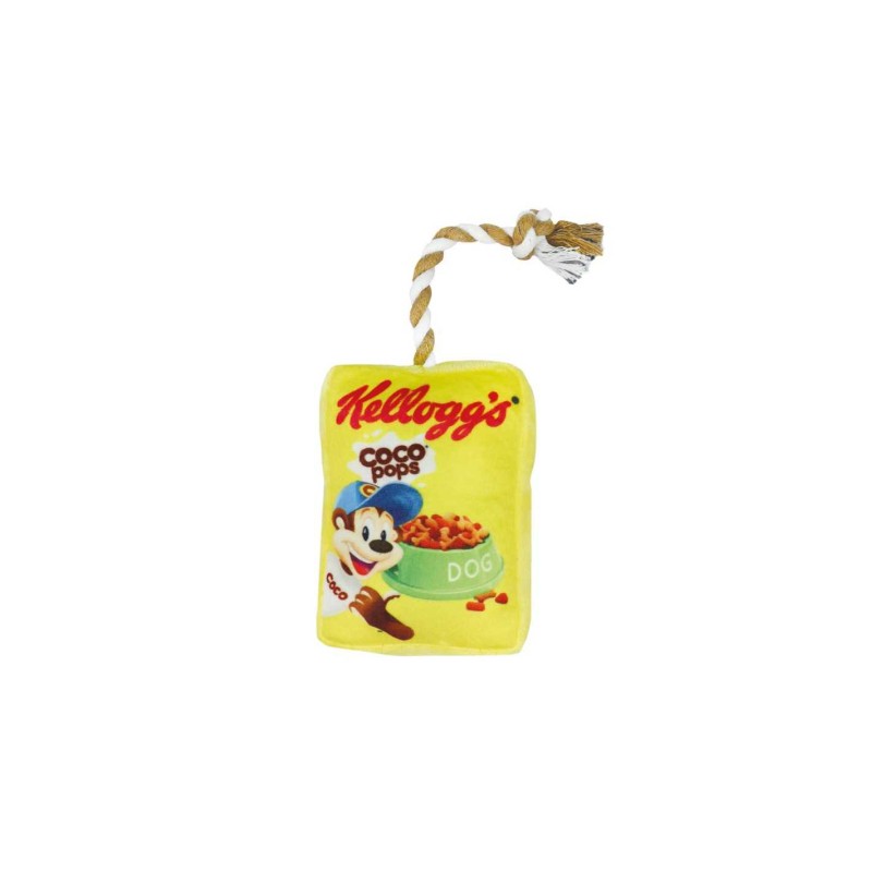 KELLOGG'S COCO POPS PELUCHES CON CORDA GIALLO 9X4X15 CM