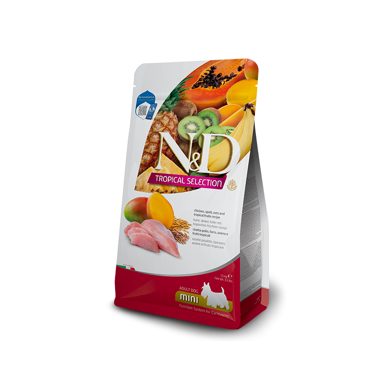 ND DOG TROPICAL SELECTION POLLO ADULT MINI 5 KG