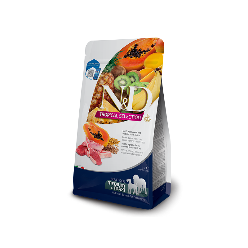 ND DOG TROPICAL SELECTION AGNELLO ADULT MEDIO MAXI 2 KG