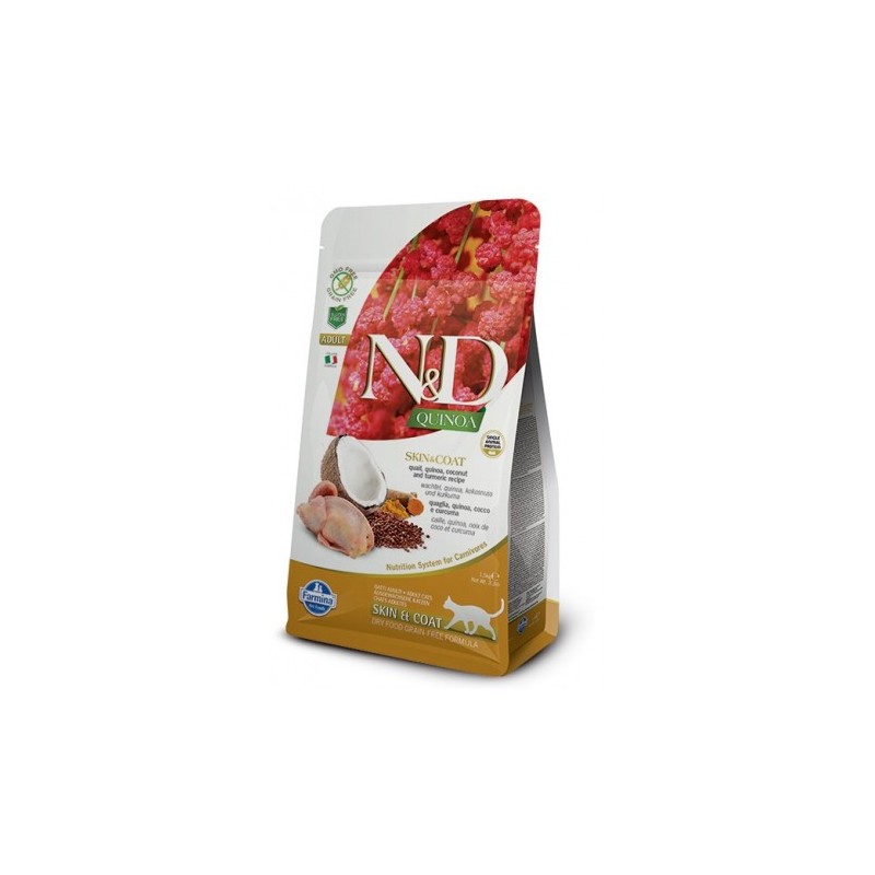 ND CAT QUINOA SKIN&COAT QUAGLIA 5 KG