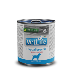 VET LIFE DOG HYPOALLERGENIC MAIALE E PATATE 300 GR