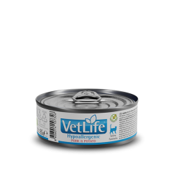 VET LIFE CAT HYPOALLERGENIC MAIALE E PATATE 85 GR