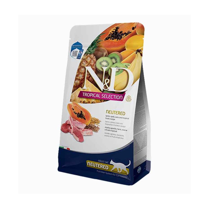 ND CAT TROPICAL SELECTION AGNELLO NEUTERED 300 GR