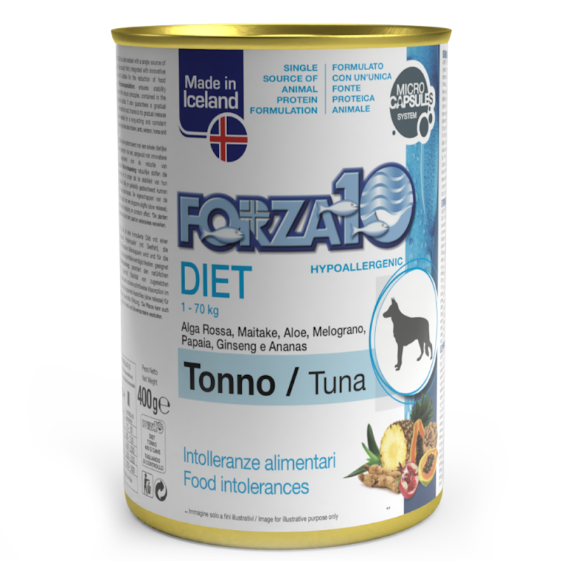 FORZA 10 CANE DIET PATÈ TONNO LATTINA 400 GR