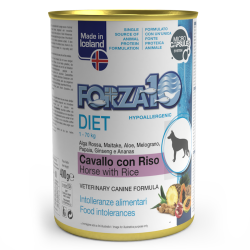 FORZA 10 CANE DIET PATÈ CAVALLO E RISO LATTINA 400 GR