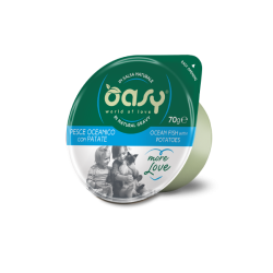 OASY CAT MORE LOVE PESCE OCEANICO E PATATE CUP 70 GR