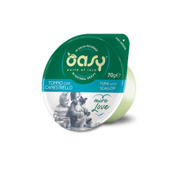 OASY CAT MORE LOVE TONNO E CANESTRELLO CUP 70 GR