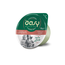 OASY CAT MORE LOVE TONNO E GAMBERETTI CUP 70 GR