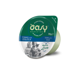 OASY CAT MORE LOVE TONNO E SOGLIOLA CUP 70 GR