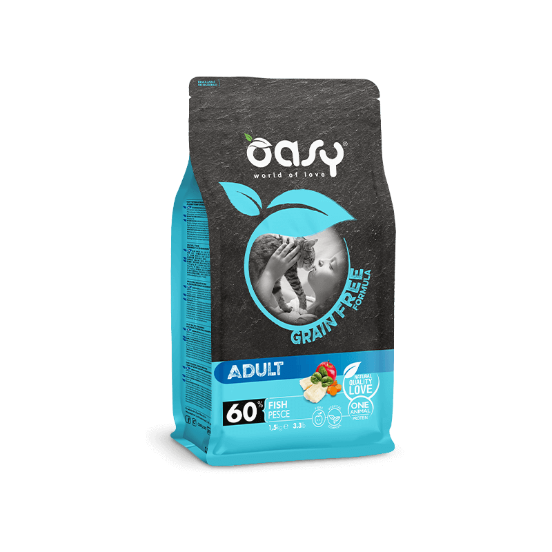 OASY CAT GRAIN FREE ADULT PESCE 300 GR