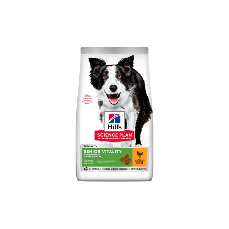 HILLS CANE SENIOR VITALITY MEDIO POLLO 12 KG