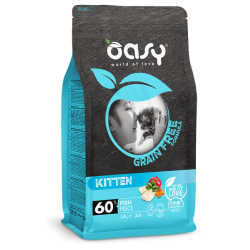 OASY CAT GRAIN FREE KITTEN PESCE 7,5 KG