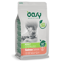 OASY CAT STERILIZED SALMONE 7,5 KG