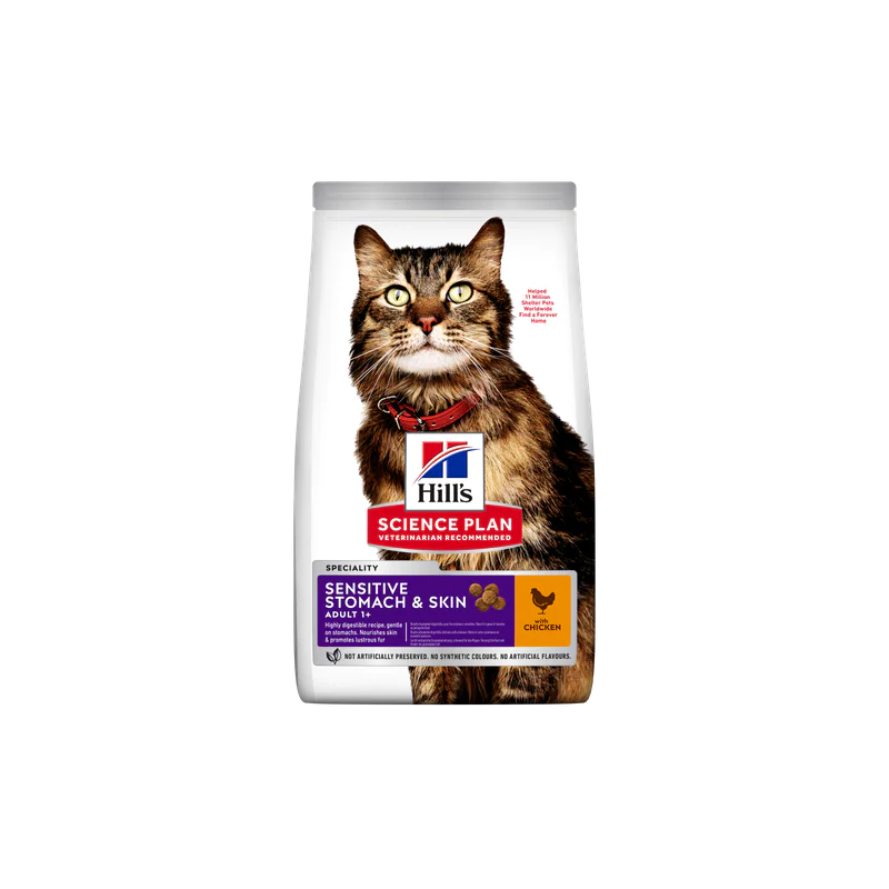 HILLS GATTO SENSITIVE STOMACH &  SKIN 1,5 KG