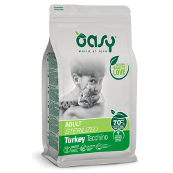 OASY CAT STERILIZED TACCHINO 1,5 KG